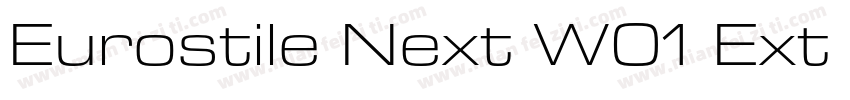 Eurostile Next W01 Ext Bold字体转换